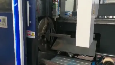 Laser Tube Cutting with Semi-auto Loading